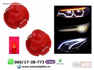 Glavna slika -  T4 led sijalice crvene - MojAuto