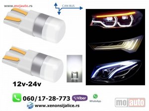 Glavna slika -  T10 w5w led sijalice kan bus bele 24v - MojAuto