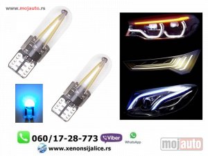 NOVI: delovi  T10 w5w led sijalice plave