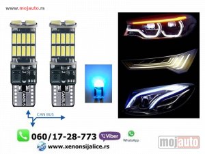 NOVI: delovi  T10 w5w led sijalice kan bus plave