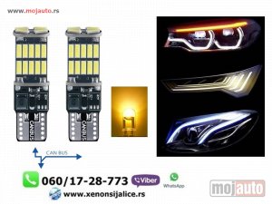 Glavna slika -  T10 w5w led sijalice kan bus zute - MojAuto