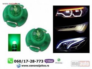 Glavna slika -  T4 led sijalice zelene - MojAuto