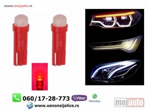 NOVI: delovi  T5 led sijalice crvene