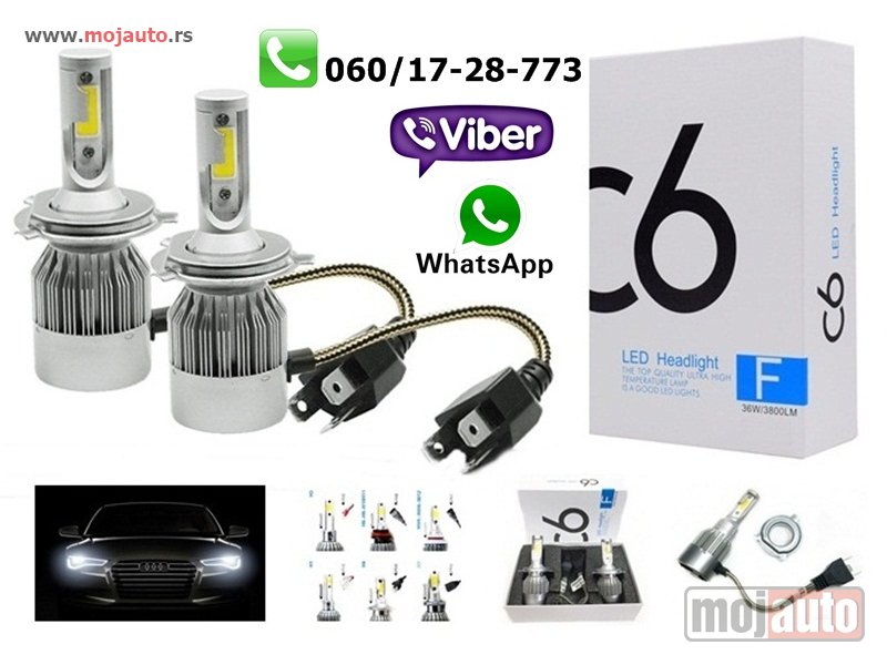 Glavna slika -  H4 led sijalice model c6 - MojAuto