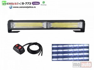 Glavna slika - Led blinkeri 32cm x 4cm beli - MojAuto