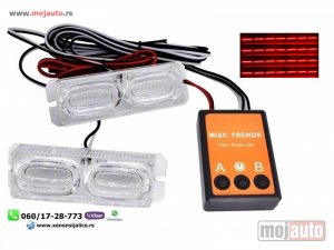Glavna slika - Led blinkeri 7cm x 3cm crveni - MojAuto