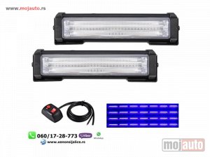 Glavna slika - Led blinkeri 16cm x 4cm plavi - MojAuto