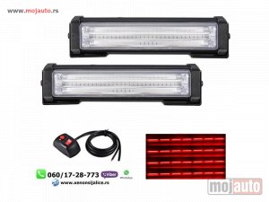 Glavna slika - Led blinkeri 16cm x 4cm crveni - MojAuto