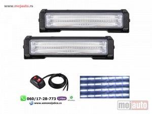 Glavna slika - Led blinkeri 16cm x 4cm beli - MojAuto