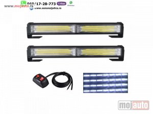 Glavna slika - Led blinkeri 32cm x 4cm beli - MojAuto