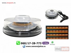Glavna slika - Led rotacija 15cm x 7cm zuta - MojAuto