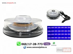 NOVI: delovi  Led rotacija 15cm x 7cm plava