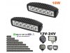 Slika 1 -  Led dnevna svetla univerzalna set 2 komada 18cm x 5cm 18w - MojAuto