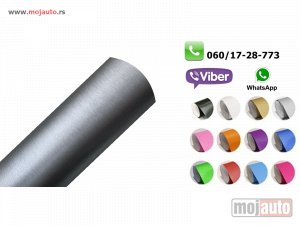 Glavna slika - Bruseni aluminium folija tamno siva - MojAuto
