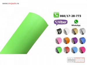 Glavna slika - Karbon 3d folija zelena - MojAuto