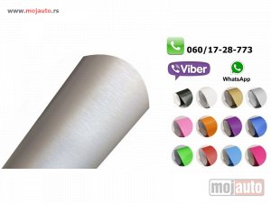 Glavna slika - Bruseni aluminium folija siva - MojAuto