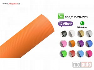 Glavna slika - Karbon 3d folija narandzasta - MojAuto