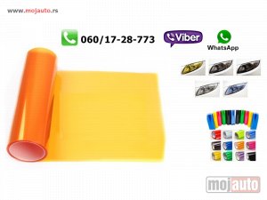 Glavna slika - Folija za farove i stop svetla narandzasta - MojAuto