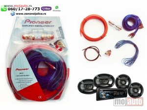 Glavna slika - Kablovi za povezivanje vufera i pojacala set 600w - MojAuto