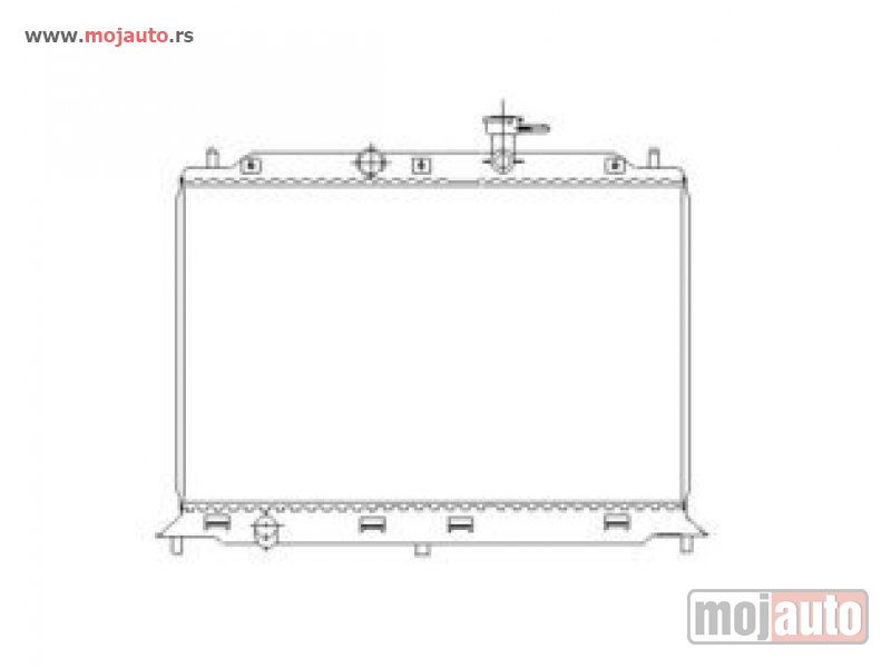 Glavna slika -  Hladnjak vode 4117081X - Kia Rio (DE), OEM, 05-11 - MojAuto