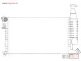 NOVI: delovi  Hladnjak vode 235008-9 - Citroen Berlingo 96-02