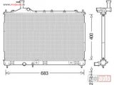 NOVI: delovi  Hladnjak vode 52X1083K - Mitsubishi Outlander 12-