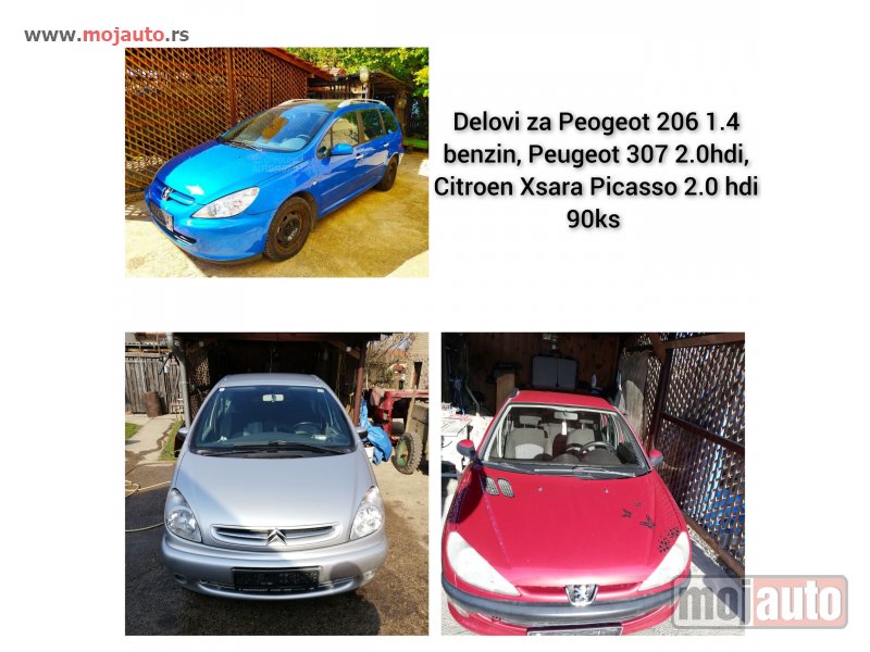 Glavna slika -  Delovi za Peogeot 206 1.4 benzin Peogeot 307 2.0hdi Citroen Xsara Picasso 2.0 hdi 90ks - MojAuto