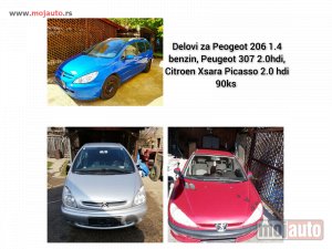 Glavna slika - Delovi za Peogeot 206 1.4 benzin Peogeot 307 2.0hdi Citroen Xsara Picasso 2.0 hdi 90ks - MojAuto