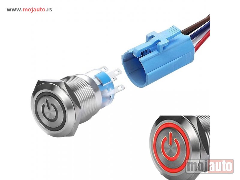 Glavna slika -  Led prekidači fi 16mm u boji.... - MojAuto
