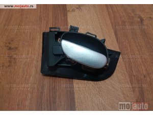 NOVI: delovi  Kvaka brava unutrasnja SIVA Peugeot 206