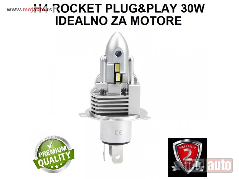 Glavna slika -  H4 Led sijalica CSP chip 8000LM ROCKET-series - MojAuto