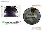 NOVI: delovi  LED FAR ZA MOTORE UNIVERZALNI LED MOTO FAR 18CM 50W