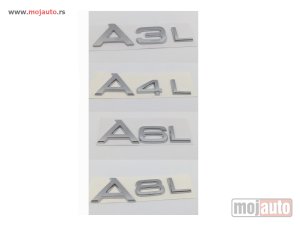 NOVI: delovi  Samolepljivi Audi znakovi A3 A4 A6 A8L