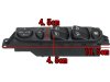 Slika 3 -  Prekidac prozora Mercedes Vito Viano W639 2004-2015 - MojAuto