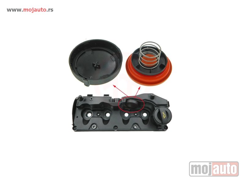 Glavna slika -  Separator uljnih para membrana AUDI 1.6 i 2.0TDI A3 A4 A5 A6 - MojAuto