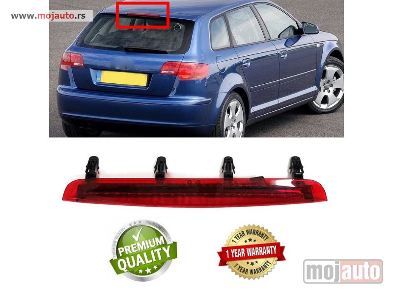 Glavna slika -  AUDI A3/S3/RS3 8P 04-12 treće led štop svetlo tipsko - MojAuto
