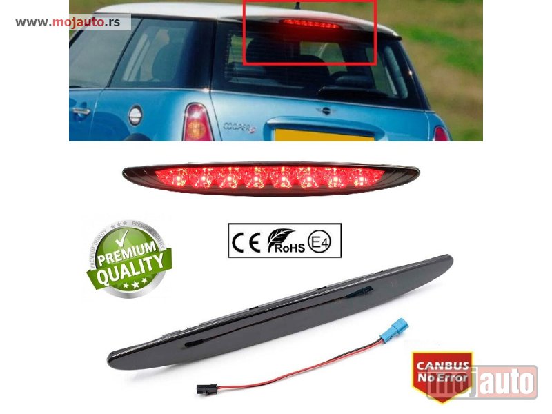 Glavna slika -  MINI MORIS R50,R53 01-06 Black Treci led stop tipski - MojAuto