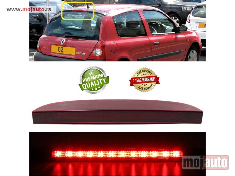 Glavna slika -  Renault Clio2/98-06 Led 3 stop tipski - MojAuto