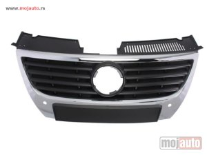 Glavna slika - Maska VW Passat B6 hrom/crna senzor - MojAuto