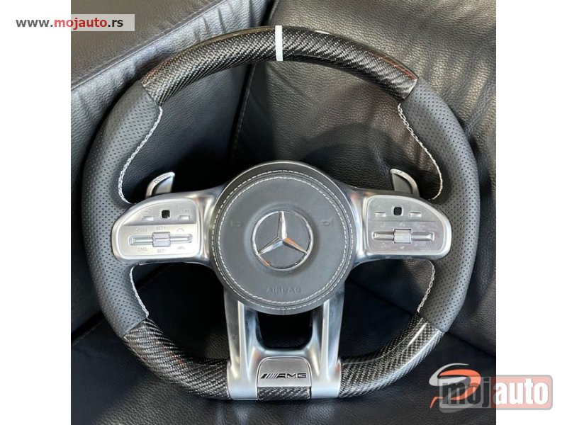 Glavna slika -  Mercedes Benz volan Amg beli carbon - MojAuto