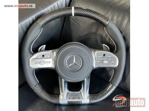 NOVI: delovi  Mercedes Benz volan Amg beli carbon