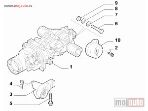 NOVI: delovi  Fiat Panda Silen Blok Zadnje Osovine Desni 03-14, NOVO