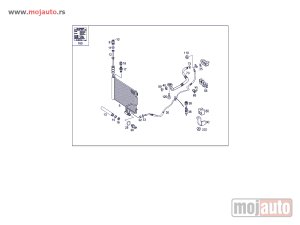 Glavna slika -  Mercedes C-Class W203 Hladnjak Klime 00-07, NOVO - MojAuto