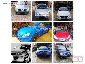 polovni delovi  Delovi za Peugeot 206, Peugeot 307, Renault Megane II, Citrojen Xsara Picasso, Citrojen C5, Opel Astra G, Opel Vectra C