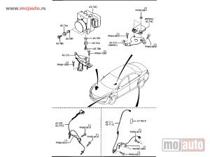 Glavna slika -  Mazda 6 Senzor ABS-a Prednji Levi 07-13, NOVO - MojAuto