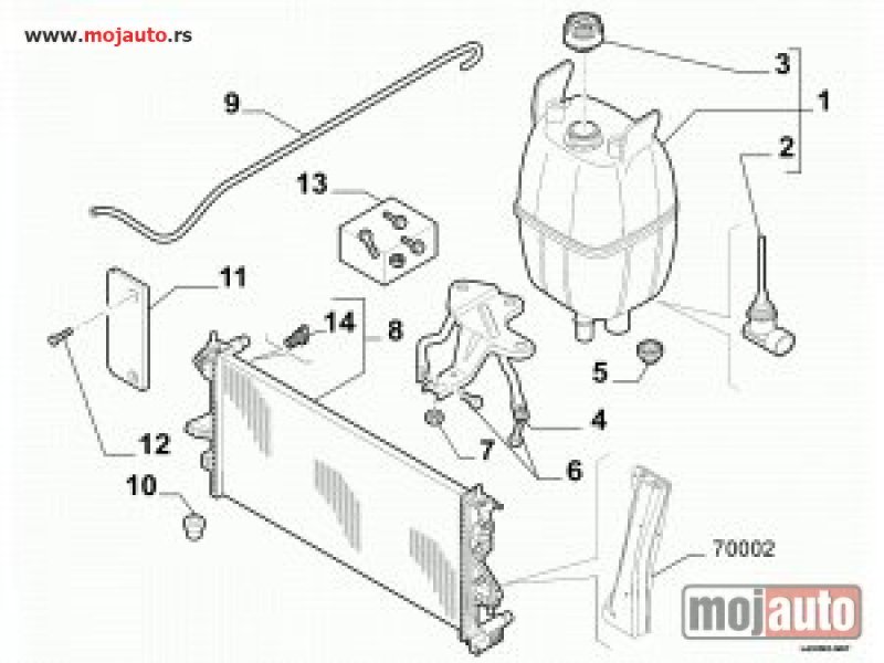 Glavna slika -  Pezo Boxer Posuda Za Vodu 06-14, NOVO - MojAuto