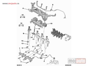 Glavna slika - Pezo C5 2.0HDI Prelivno Crevo Dizni 08-15, NOVO - MojAuto