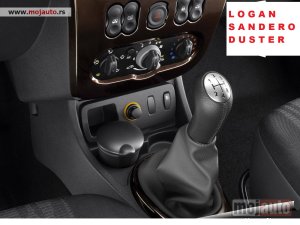 Glavna slika -  Kozna rucica menjaca DACIA LOGAN/SANDERO/DUSTER sa 5 brzina - MojAuto
