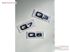 NOVI: delovi  Crne oznake gepek vrata za Audi NOVO