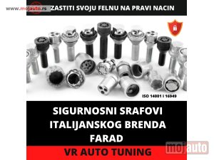 NOVI: delovi  Sigurnosni srafovi italijanskog brenda "Farad"